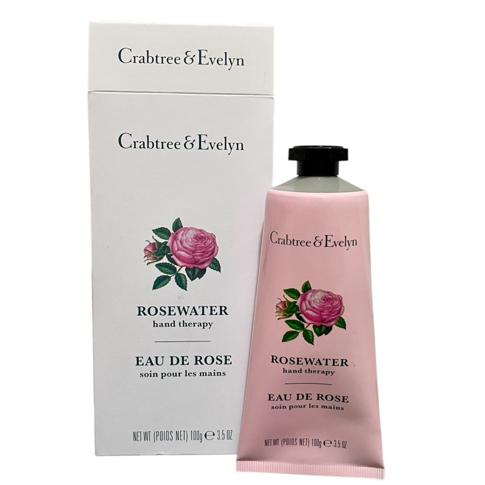 NIB Sealed Crabtree & Evelyn Rosewater Hand Therapy 3.5oz SHIP NEXT DAY